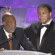 Howard Bingham and Muhammad Ali onstage during the 20th annual Midsummer Night’s Magic Awards Dinner on July 13, 2005, at the Century Plaza Hotel in Los Angeles.
Amanda Edwards/Getty Images